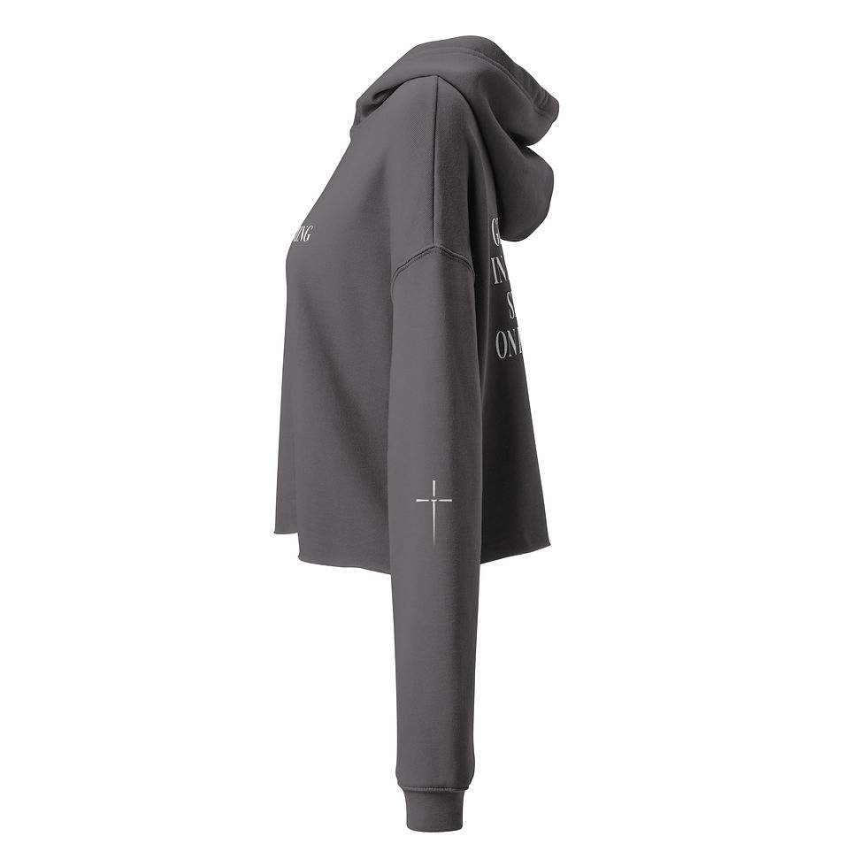 Thumbnail: BECOMING Crop Hoodie PREMIUM ITEM