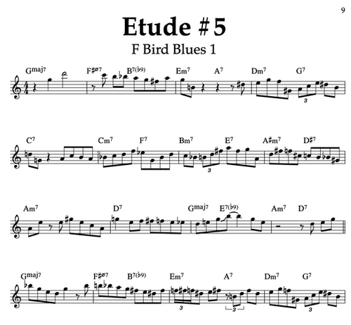Bb) 25 Blues Etudes | Jazz Lesson Videos