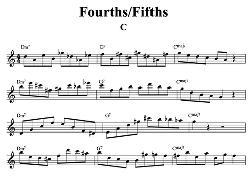 Treble Clef) 80 Intervallic Phrases | Jazz Lesson Videos