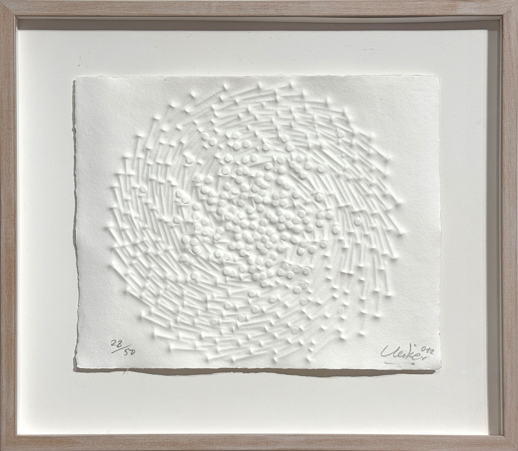 Günther Uecker, Spirale Heinsberg, 2012