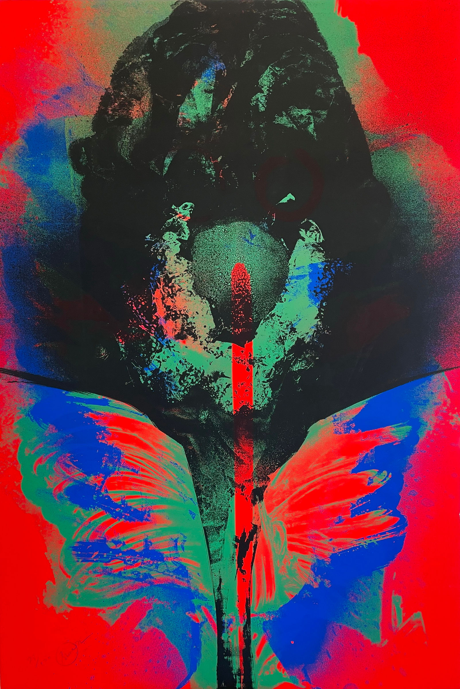 Otto Piene, Addis Abeba (Blatt 1), 1972