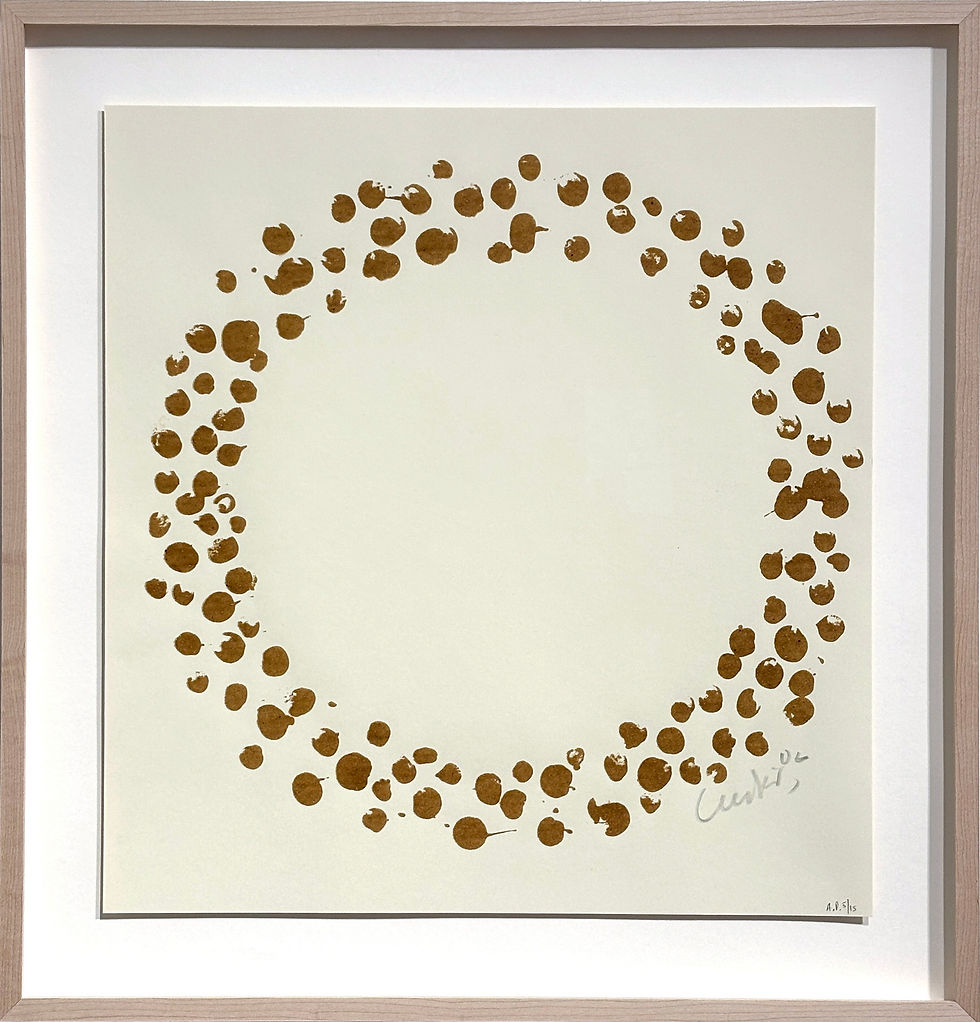 Günther Uecker, Buch Hiob (Blatt 11), 2006