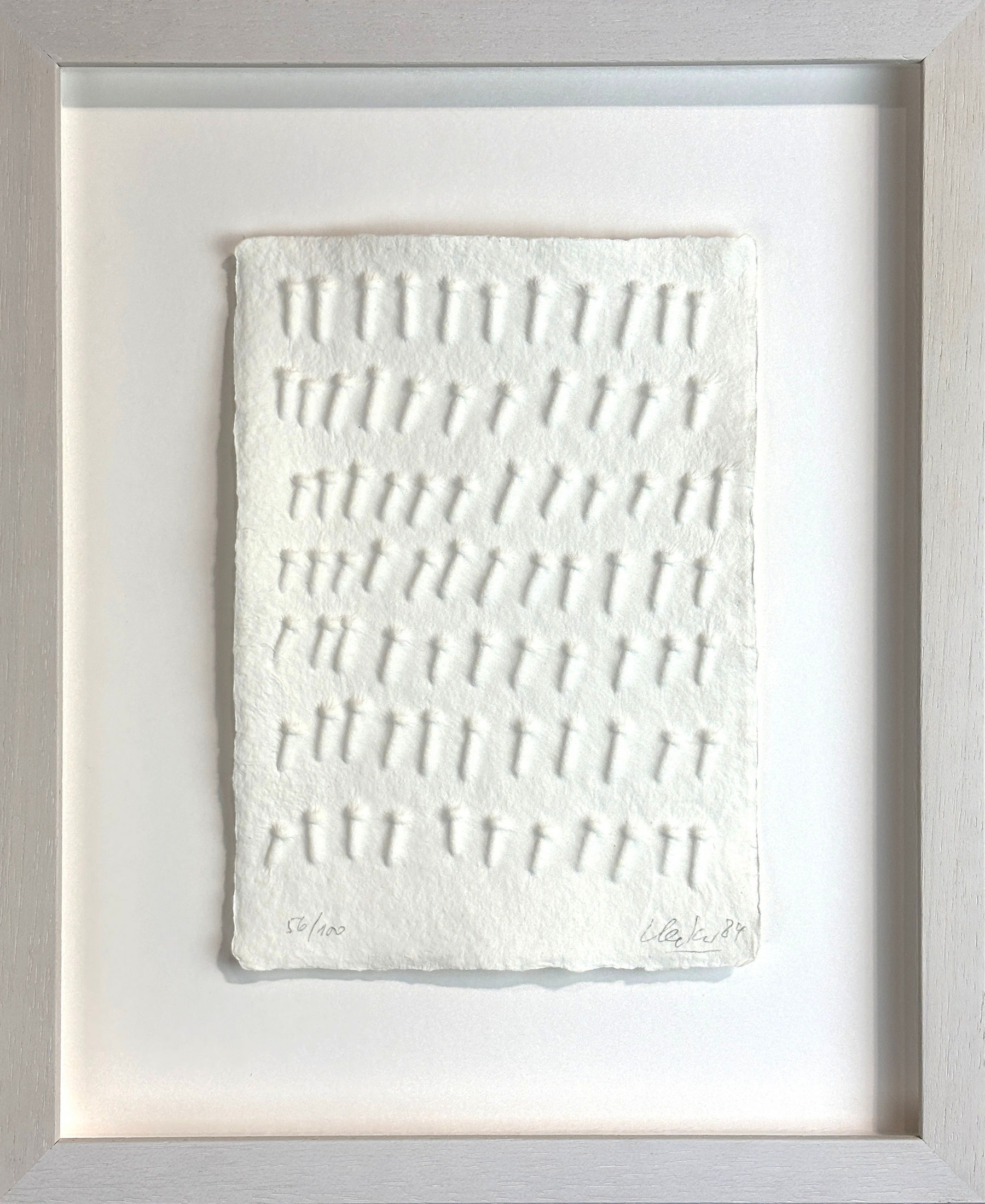 Günther Uecker | Grenzverhältnisse (Blatt IV) | 1984