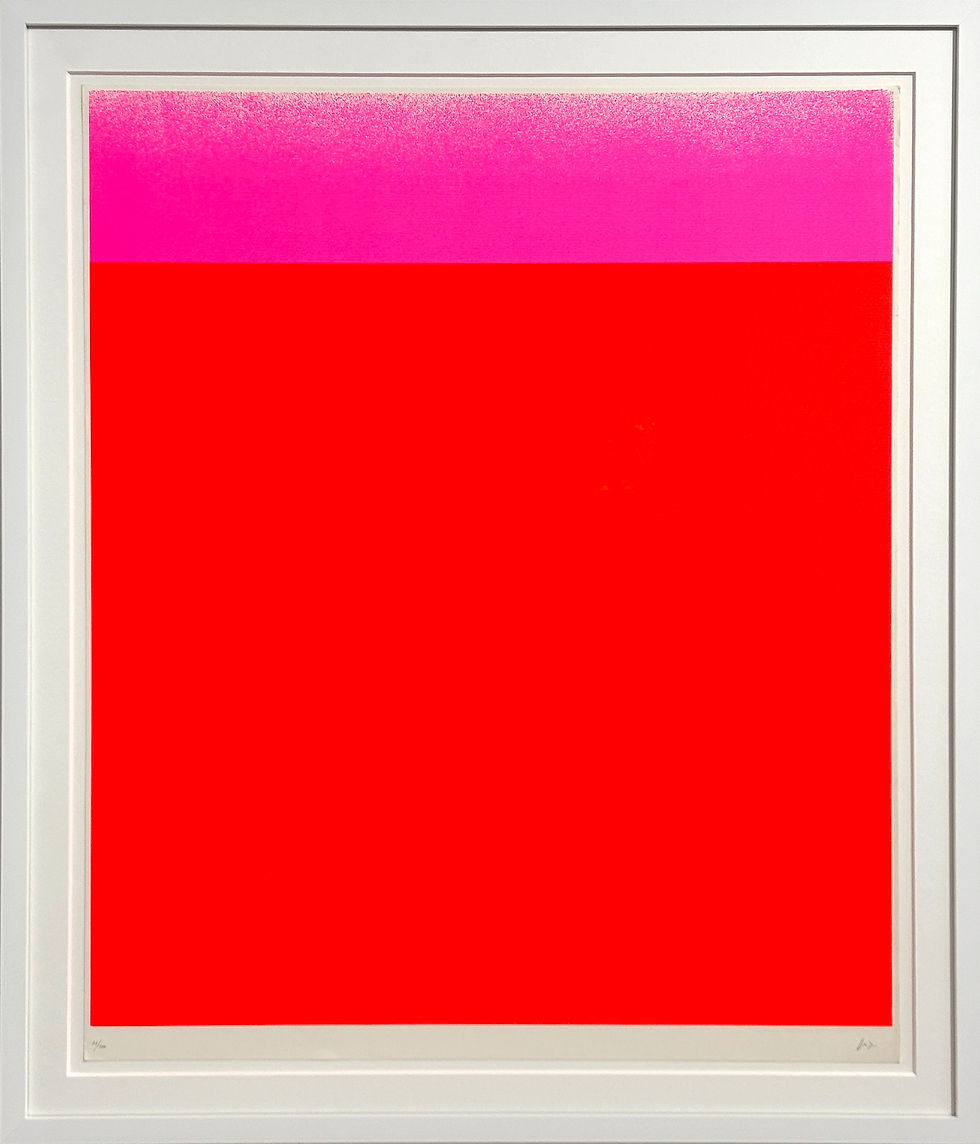 Rupprecht Geiger, Pink-Rot, 1967
