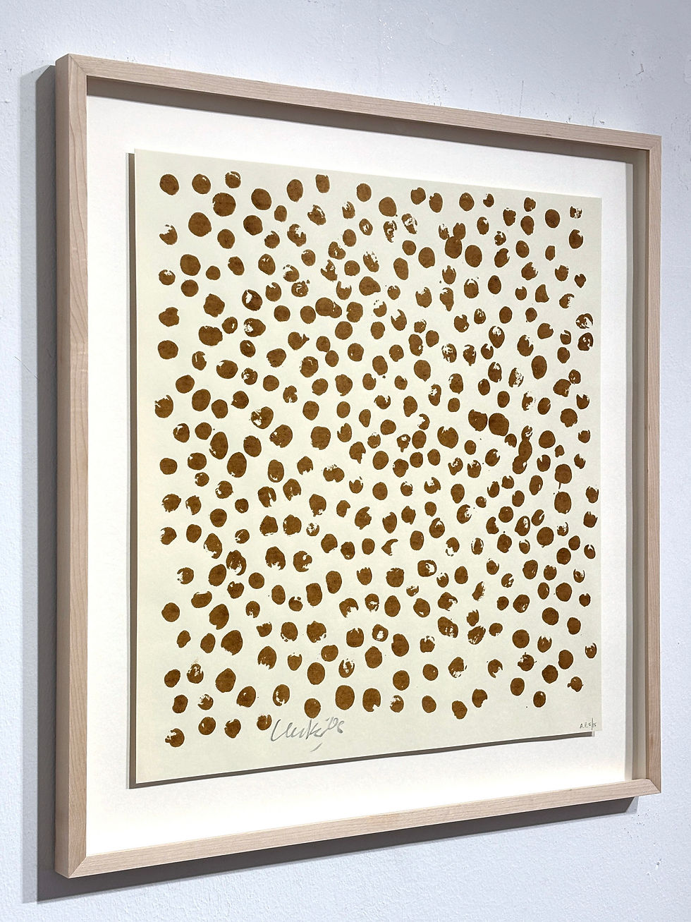 Günther Uecker, Buch Hiob (Blatt 9), 2006