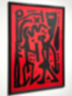 A. R. Penck, Kammermusiksaal, 1990