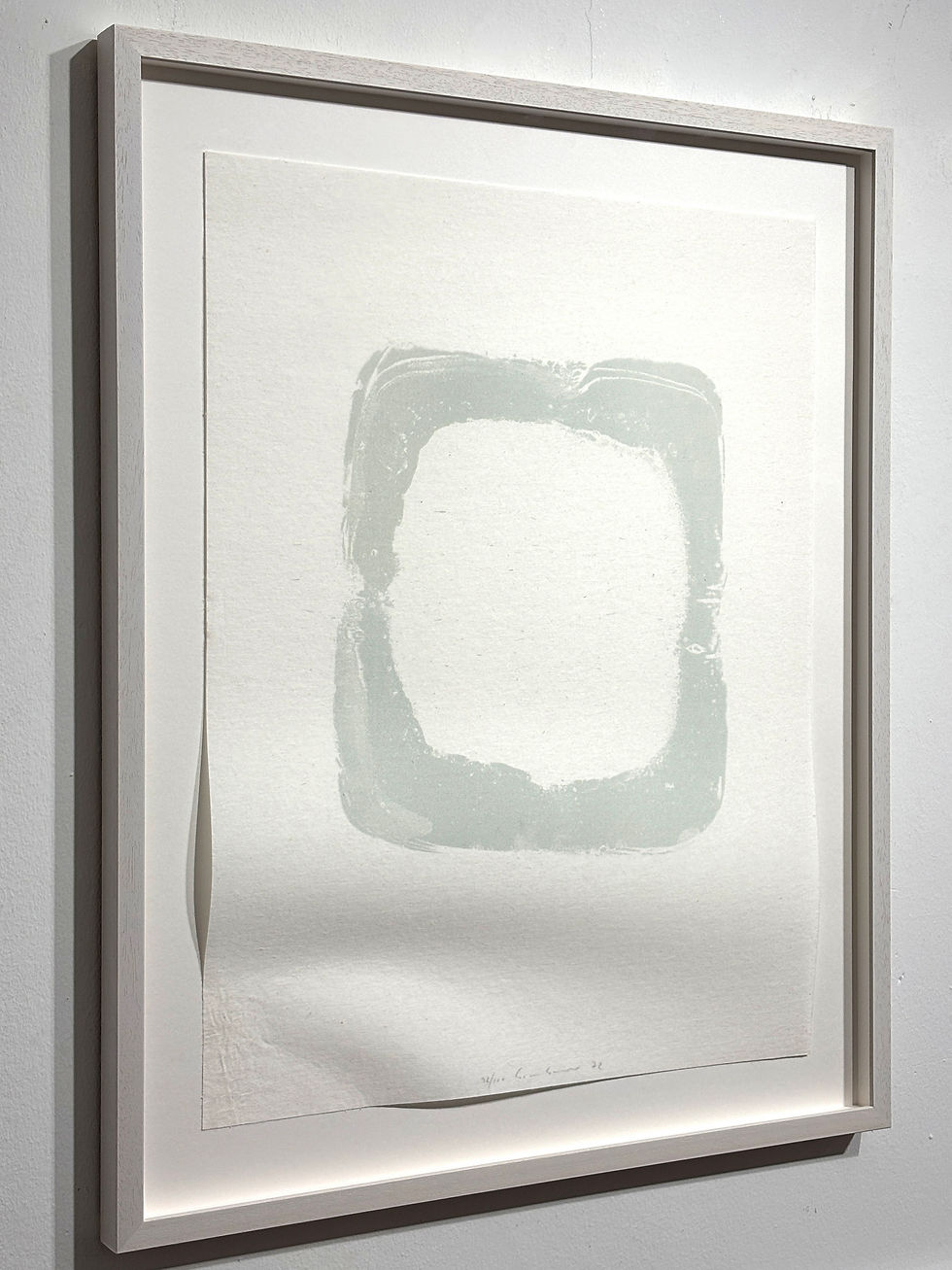 Gotthard Graubner, graues Kissenbild, 1972