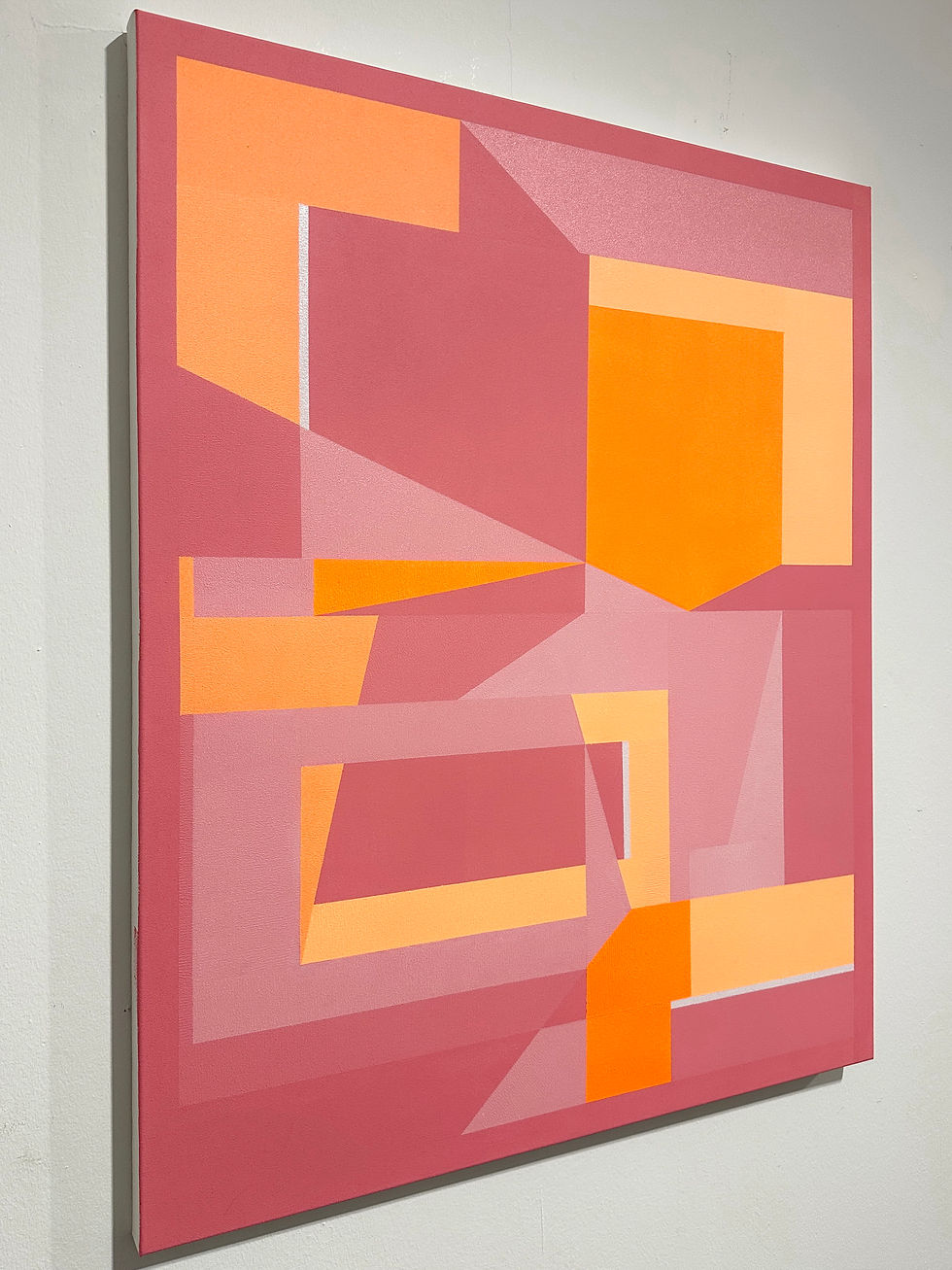 Babette Jansen, Abstrakt, Rosa-Orange