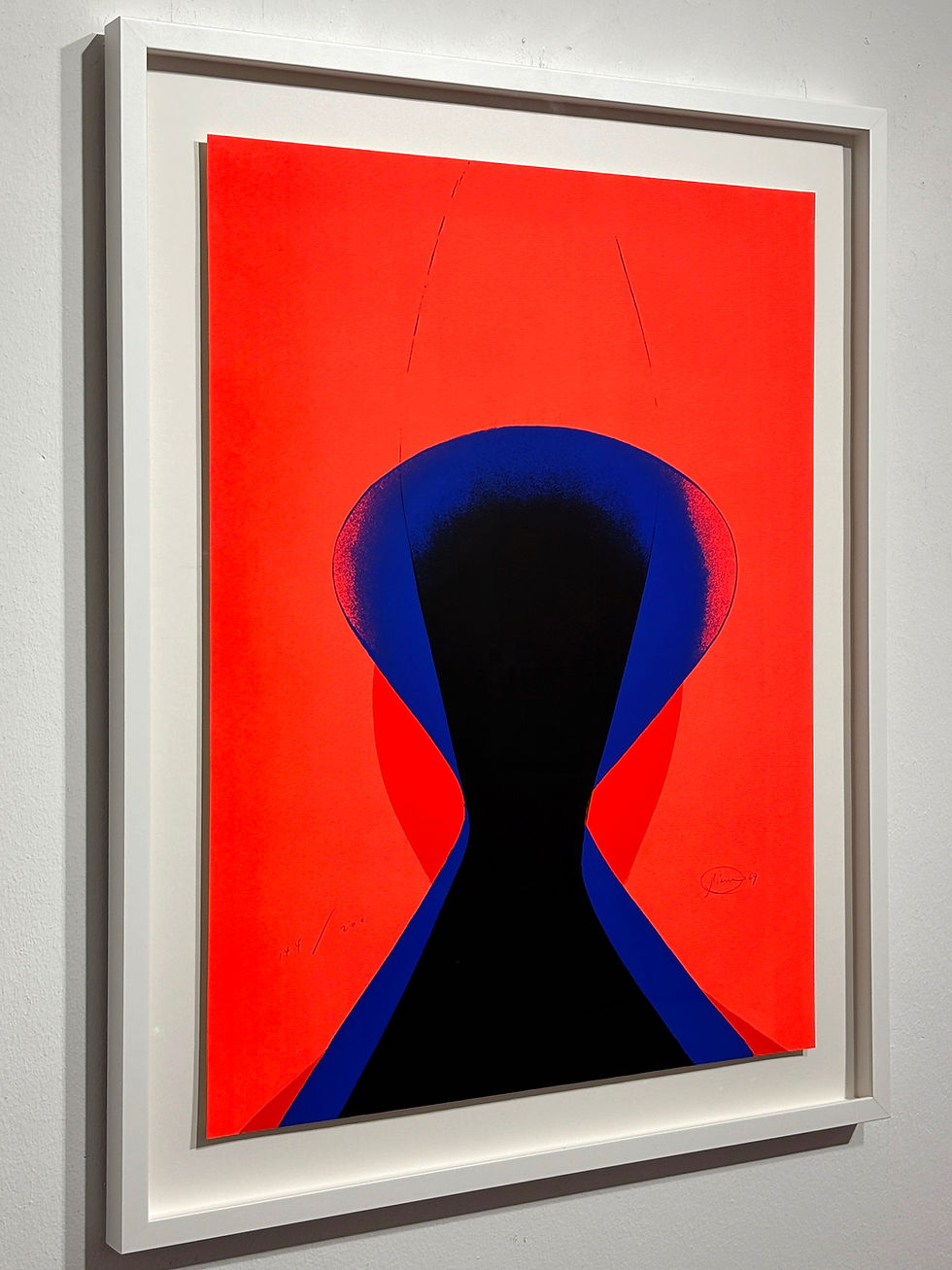 Otto Piene, Blue Monk, 1969