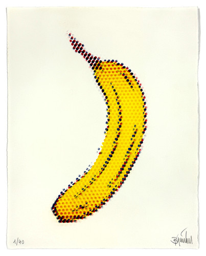 Thomas Baumgärtel, Lichtenstein-Banane, 2024