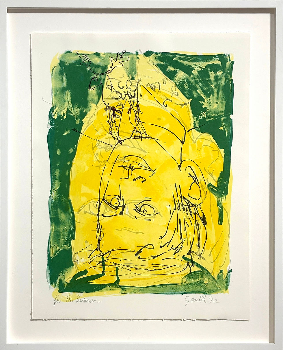 Georg Baselitz, Portrait als Pionier, 1997