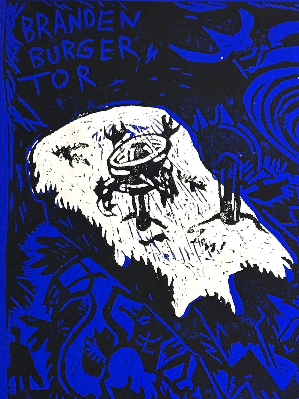 Miniaturbild: Jörg Immendorff, Die Naht (Blatt 6), 1982
