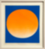 Rupprecht Geiger, Orange auf Blau, 1967