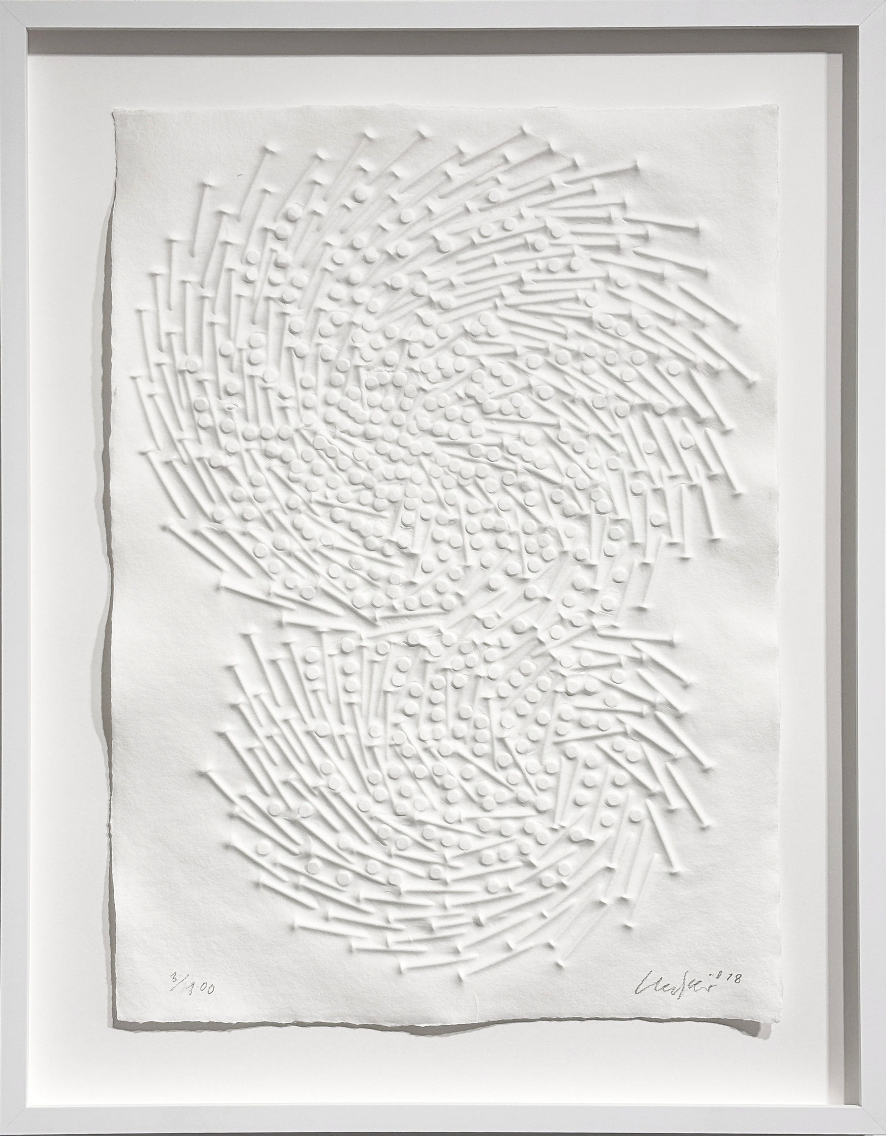 Günther Uecker | Doppelspirale | 2018
