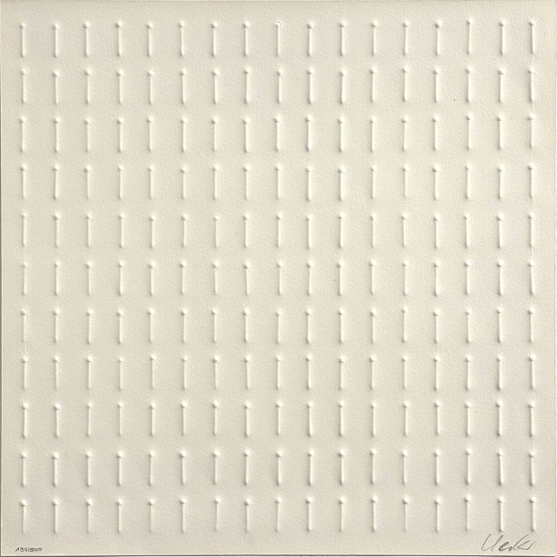 Günther Uecker | Nagelreihung | 1970