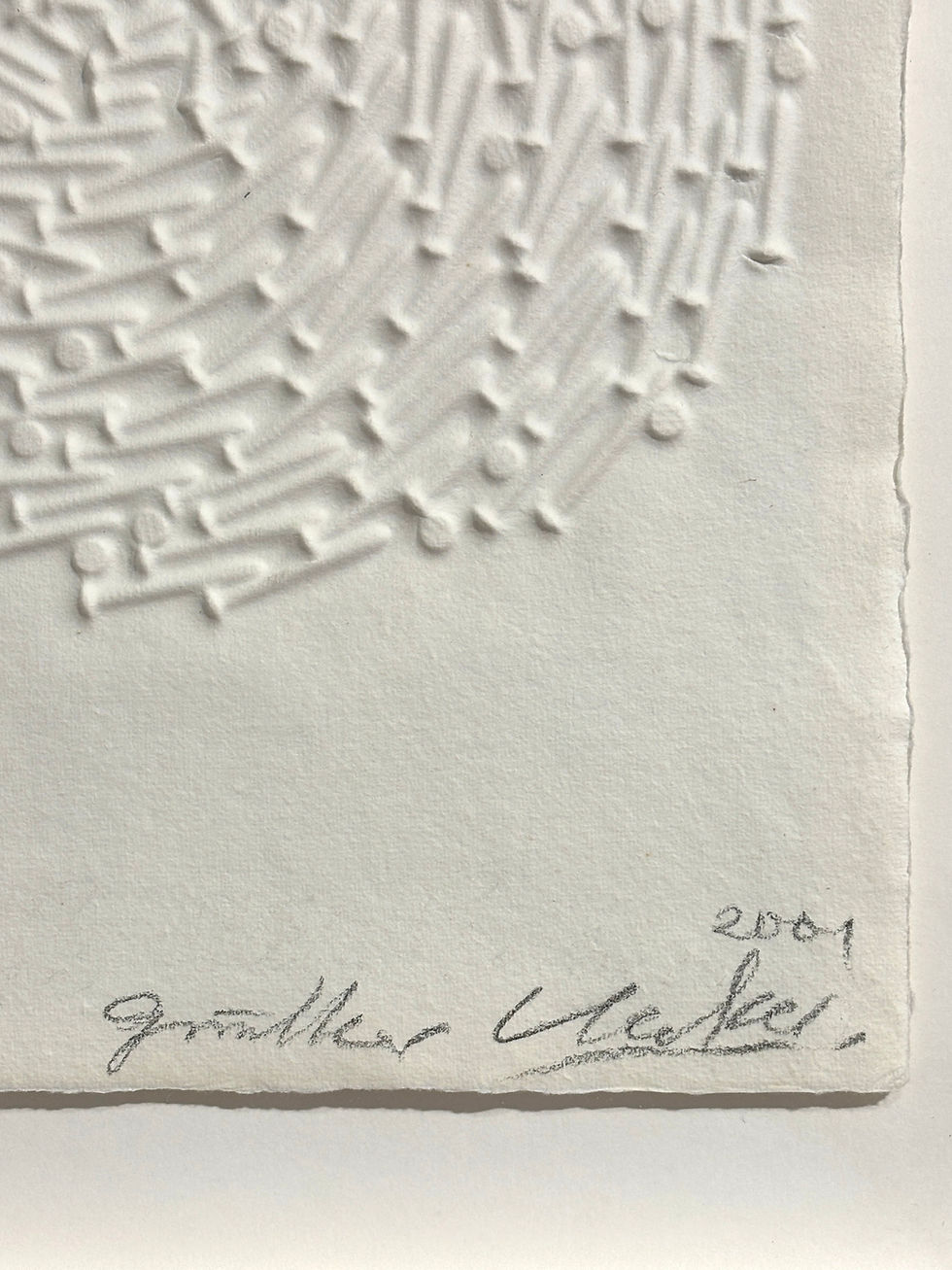 Miniaturbild: Günther Uecker | Spirale | 2001
