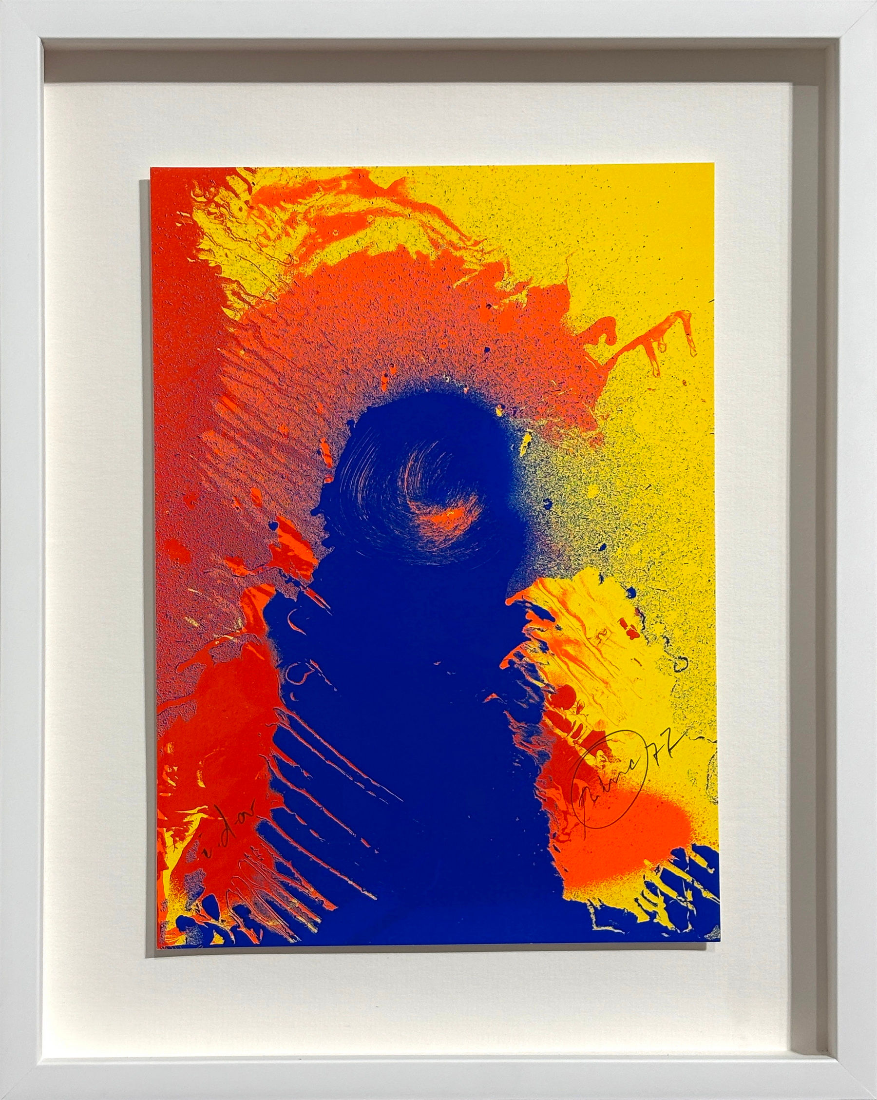 Otto Piene, Blue Bird, 1977