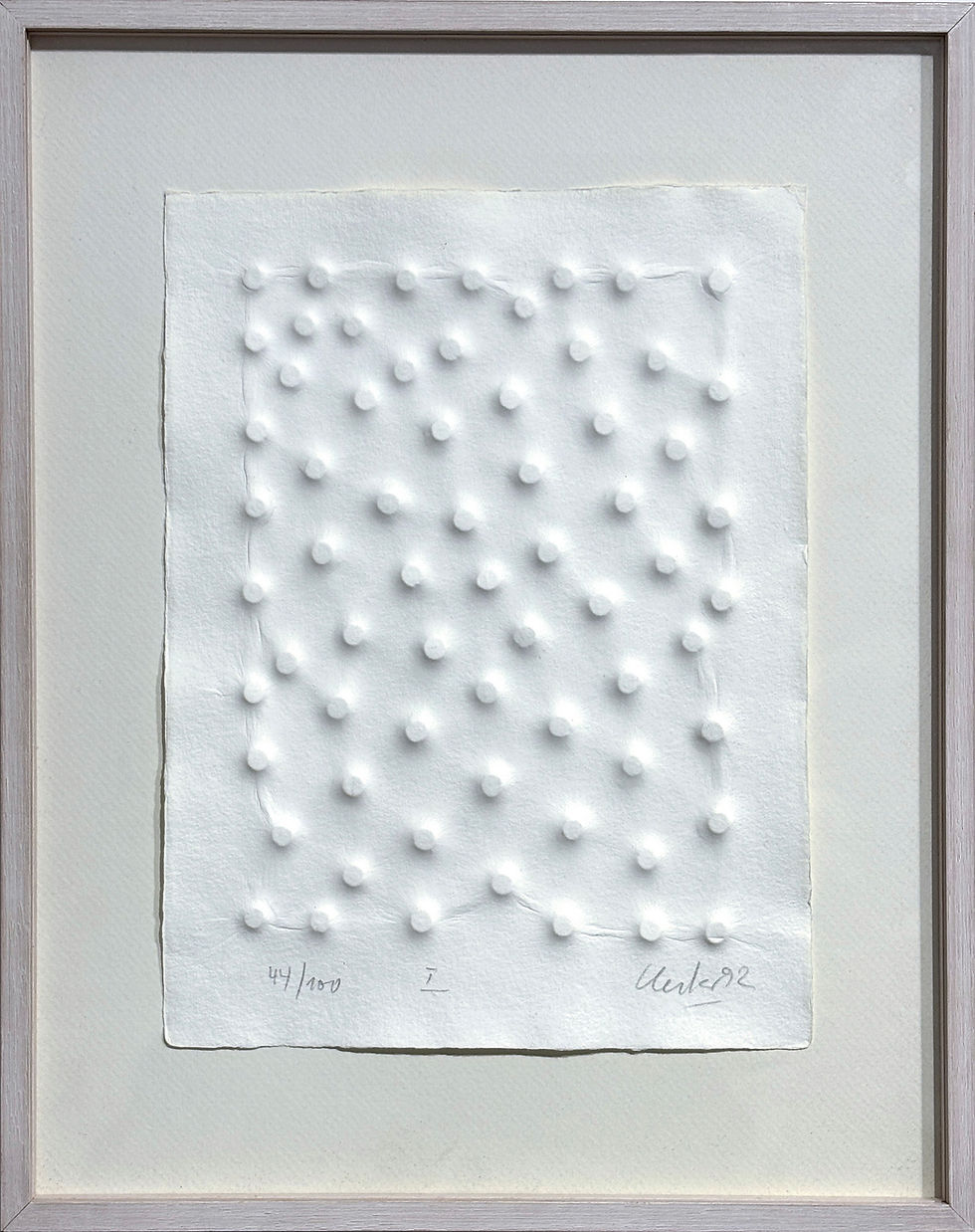 Günther Uecker, Aufbruch (Blatt I), 1992