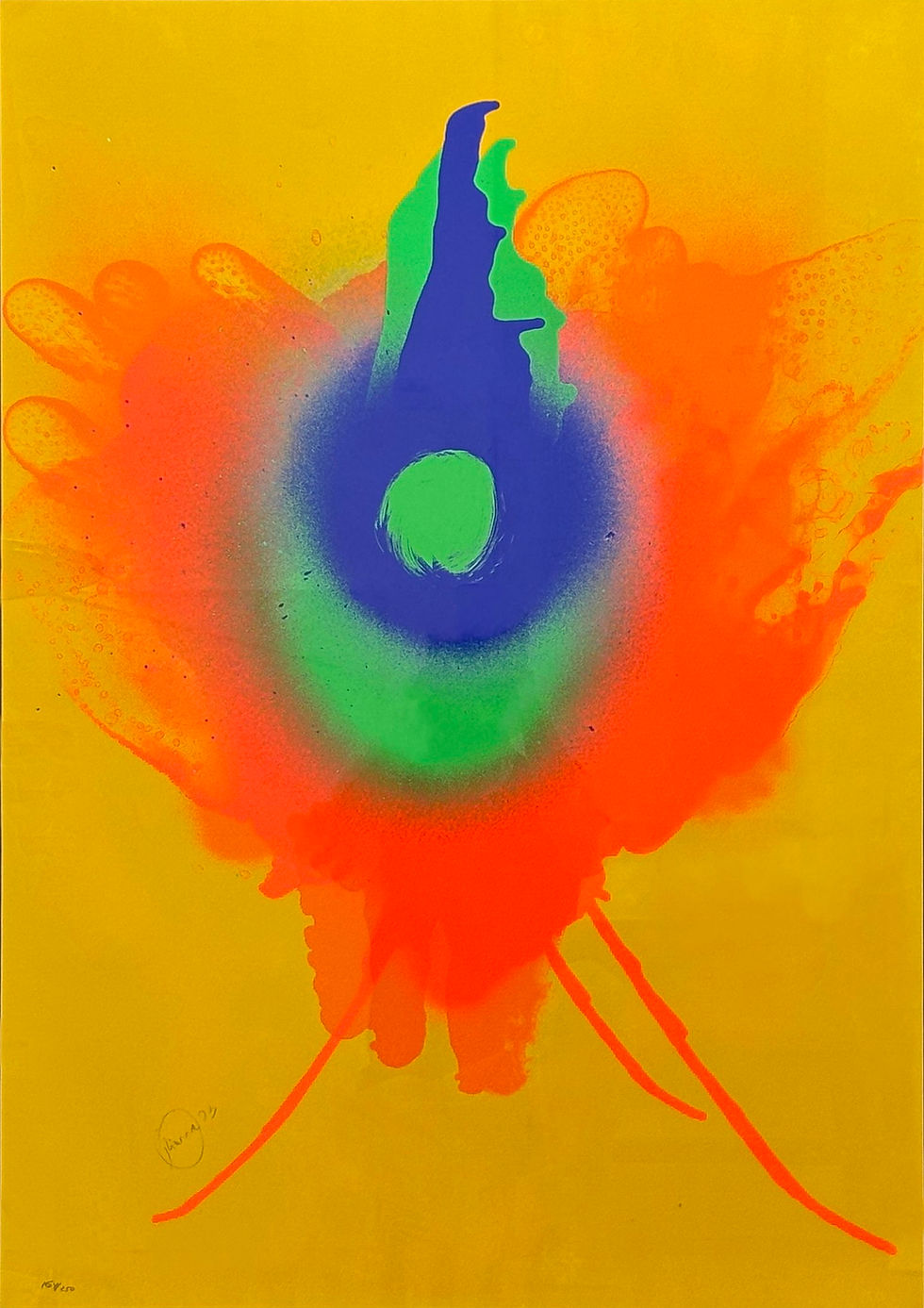Miniaturbild: Otto Piene, Feuergeier, 1973