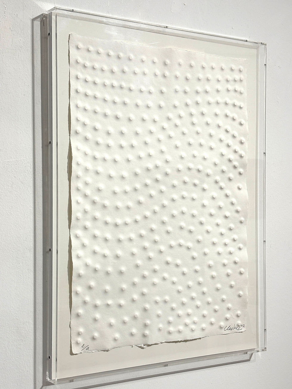 Günther Uecker, Graphein B, 2002