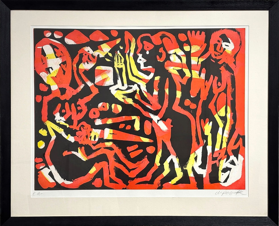 A. R. Penck, Liebesgeflüster, 1994