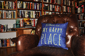Large selection of books and comfortable seating makes Beach Town Books, a happy place for many of San Clementes residents and visitors