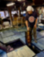 the indigo-dyeing process