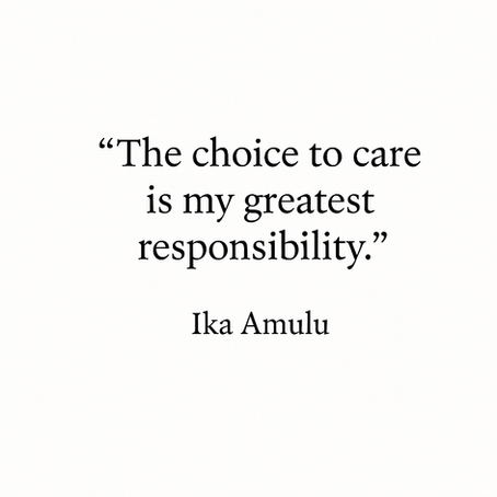 The Choice to Care ~