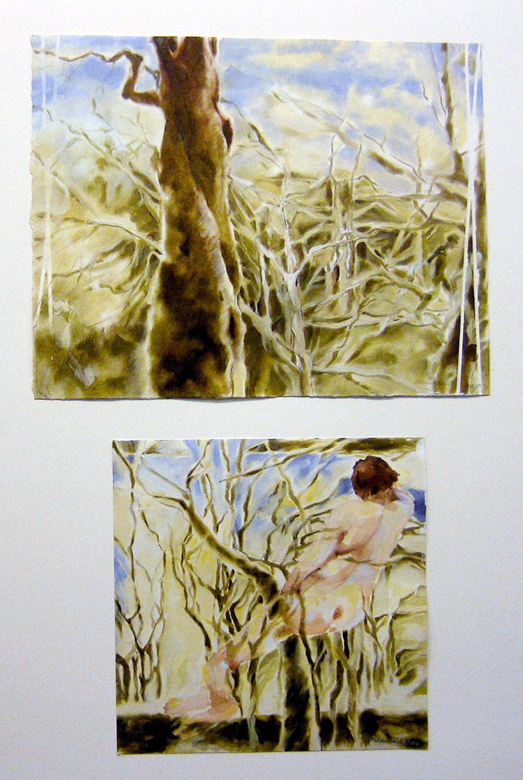 Tree and Woman