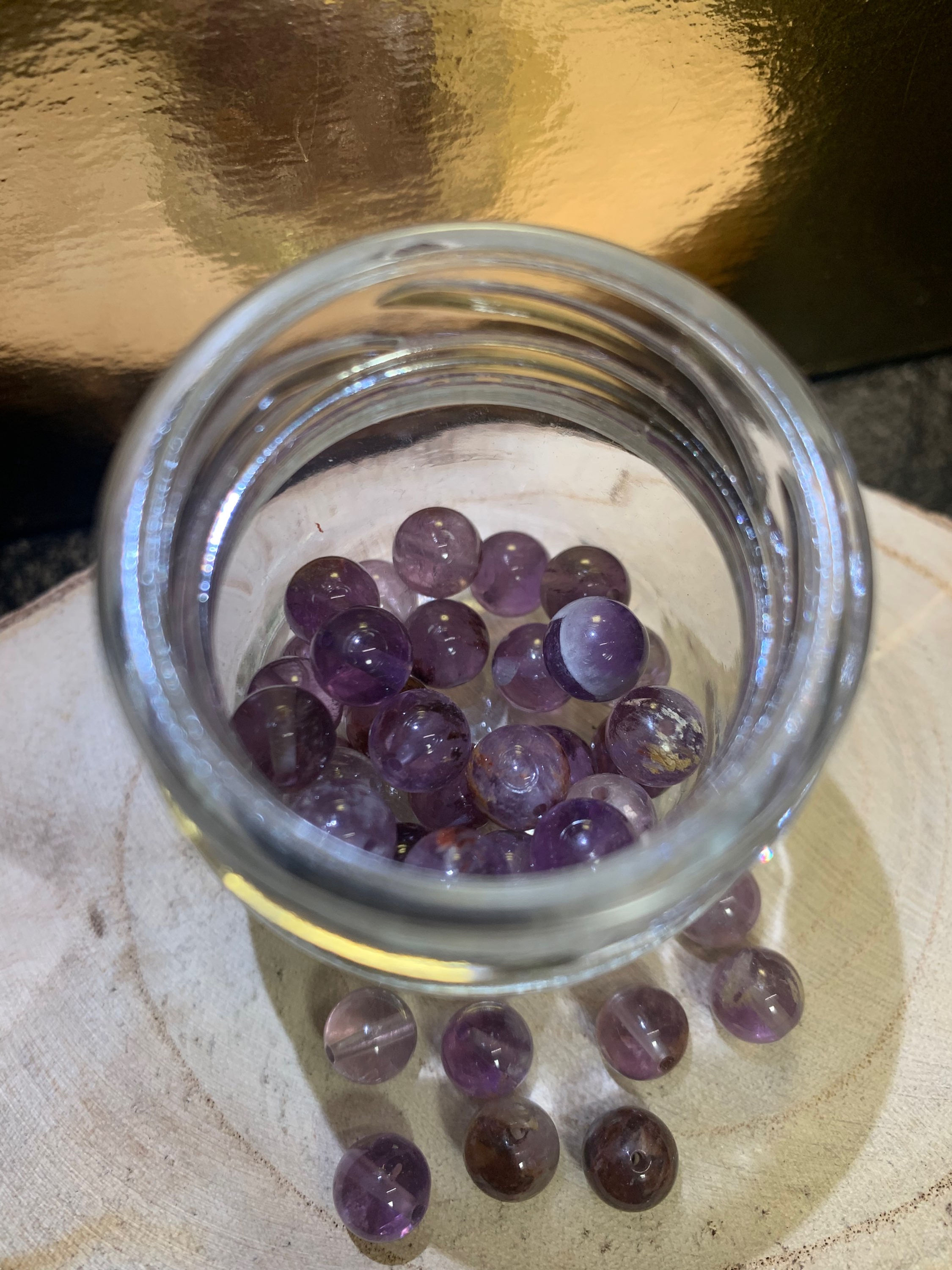 Améthyste Géothite 8 mm