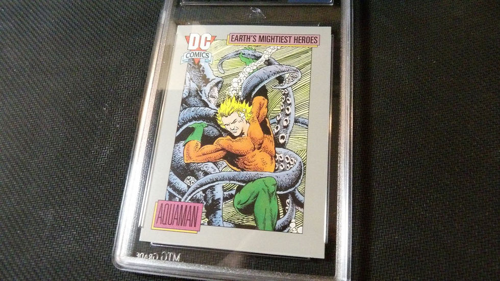 Miniature : 'DC Comics: Cosmic Cards In.' Aquaman N°33', MTG Grade 9
