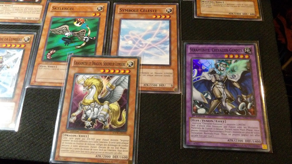 Miniature : Carte Yu Gi Oh! TCG, Lot théme monstres céleste ( type Lumiére )