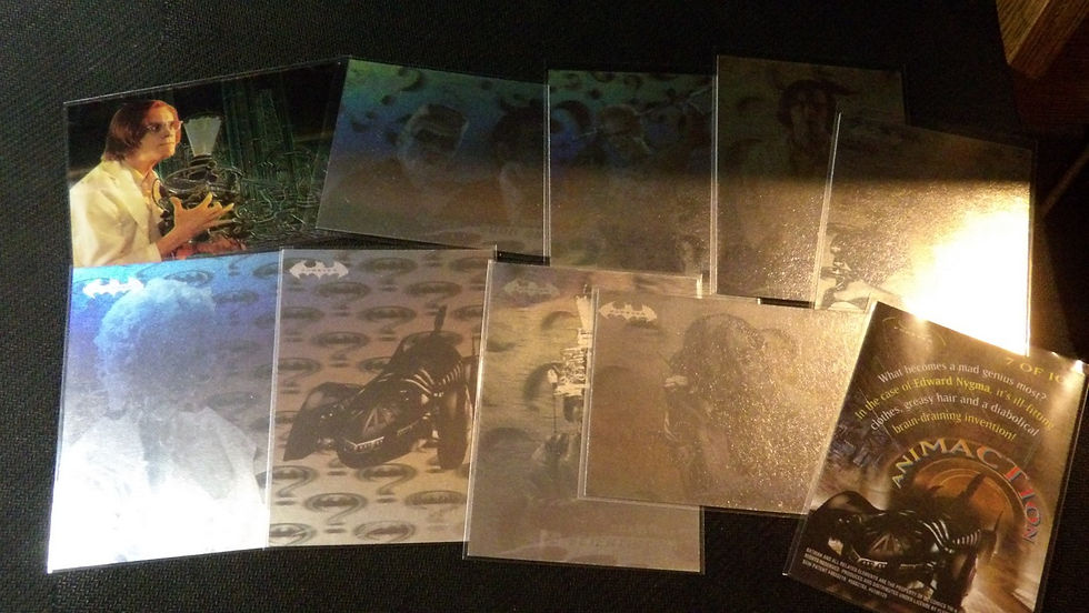 Carte à collectionner 'Batman Forever the Movie' édition Fleer 1995, à l'unité.