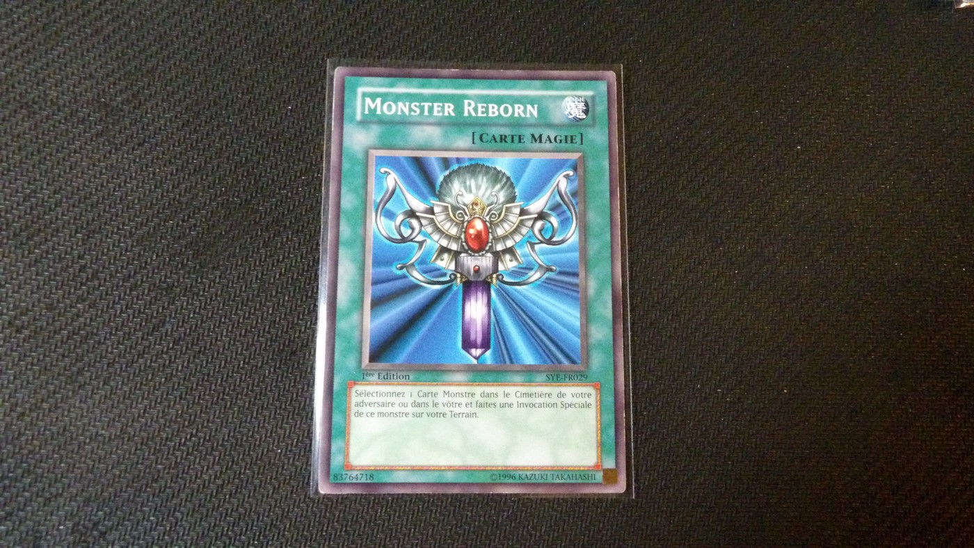 Carte Yu Gi Oh! TCG, Carte Magie 'Monster Reborn' /SYE-FR029