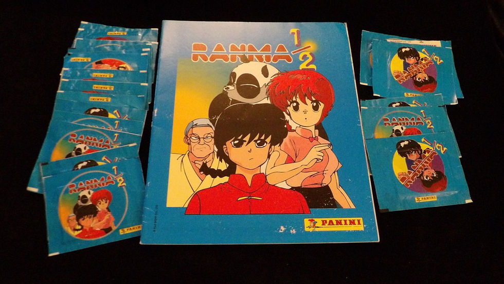 Album Panini + 25 sachets 'Ranma 1/2', édition 1996