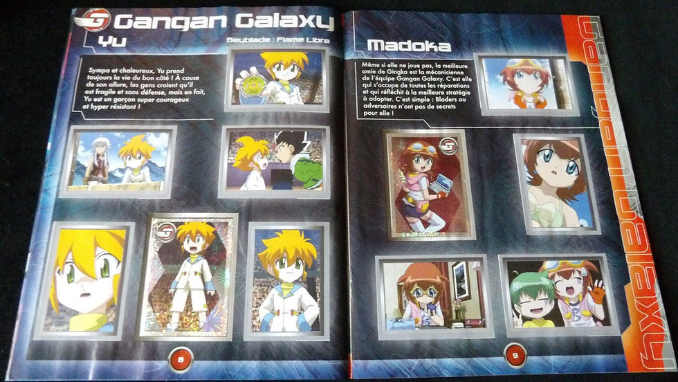 Miniature : Album Panini, BeyBlade: Metal Masters, édition 2012