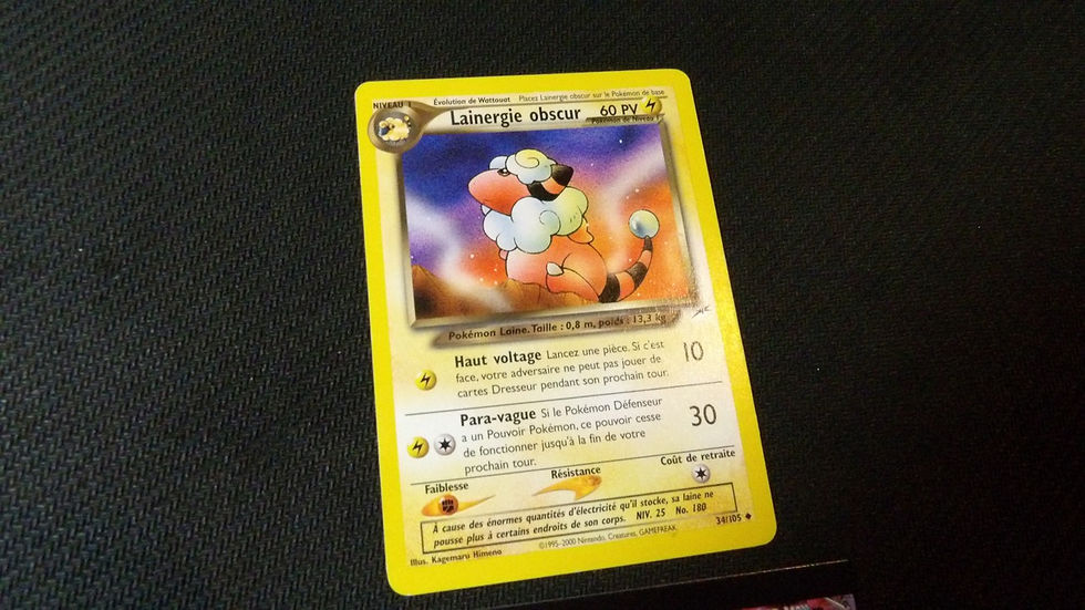 Miniature : Lainergie obscur 34/105, série Néo Destiny