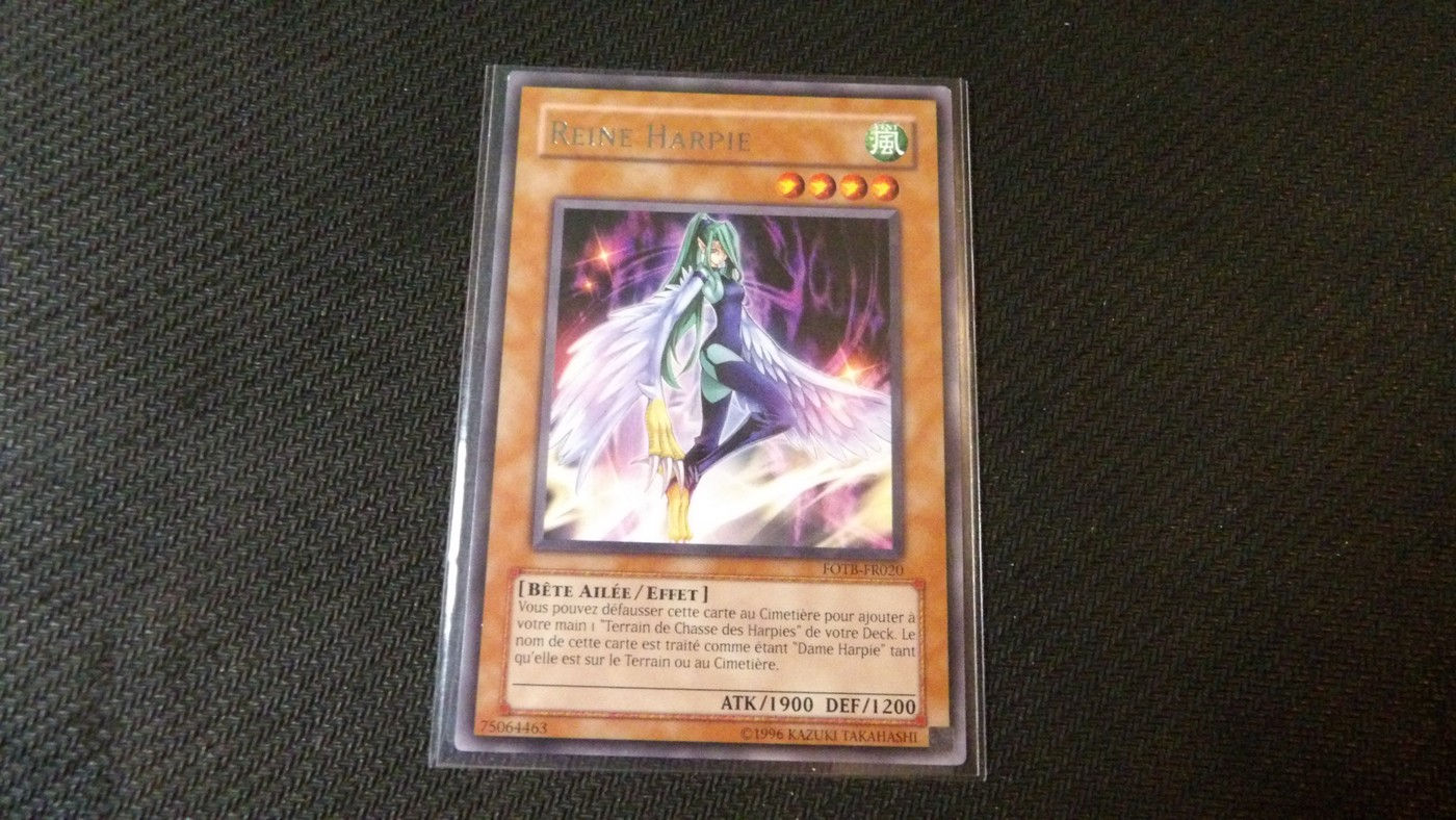Carte Yu Gi Oh! TCG, Carte Monstre:'Reine Harpie' /FOTB-FR020