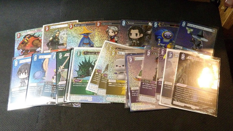 Carte Holo, 'Final Fantasy: Opus V' édition Hobby Japan 2018 à l'unité.