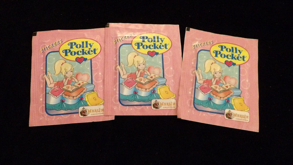 Lot de 3 sachets scellés , 'Polly Pocket' édition Merlin collection 199