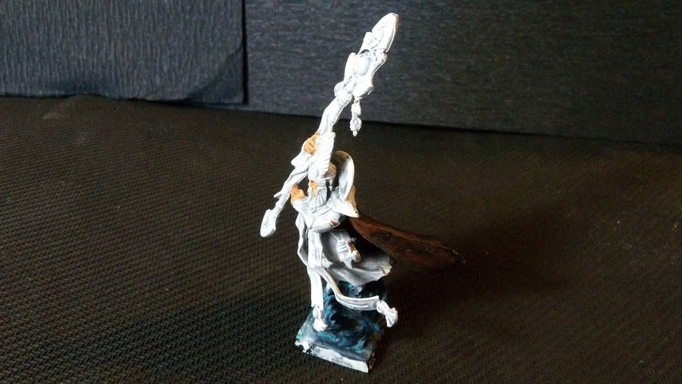 Miniature : Figurine Warhammer Fantasy Battle, Sorcier Haut Elfe, édition Île de Sang GW