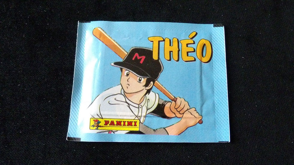 Sachet scellé Panini, ' Théo ou la Batte de la Victoire ', version UE 1991