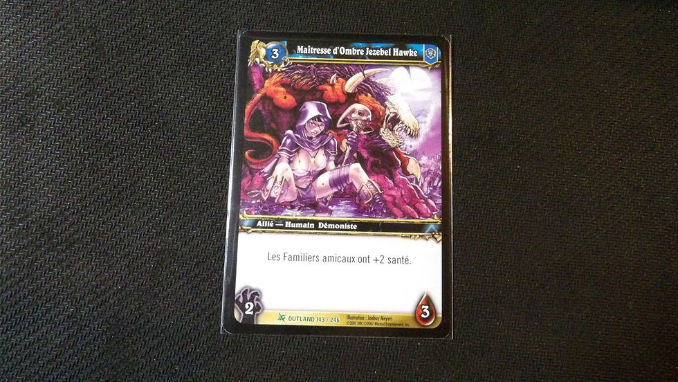 Miniature : Alliés de l'Alliance WoW TCG, Au détail à selectionner. ( Peu commune )