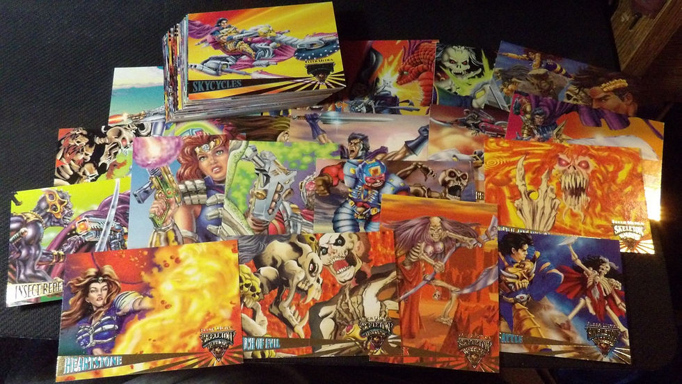 Carte à collectionner 'Skeleton Warriors' édition Fleer 1995, à l'unité