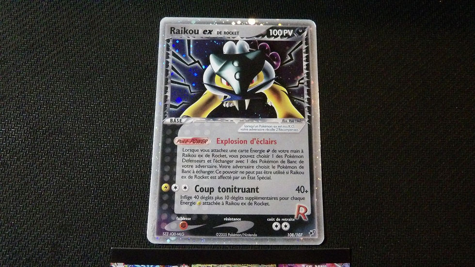 Raikou ex secrète 108/107, série ex Déoxys