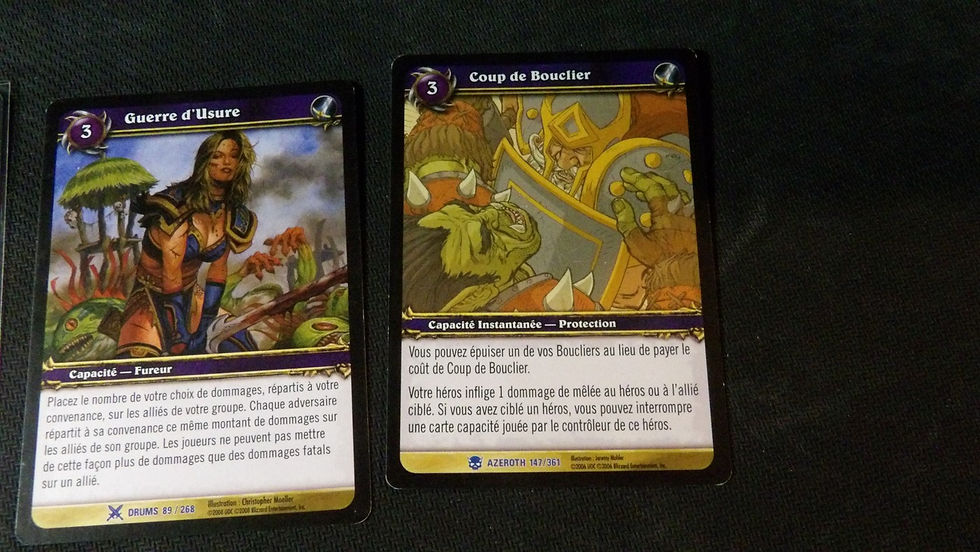 Miniature : Carte Capacité : Guerrier N°3