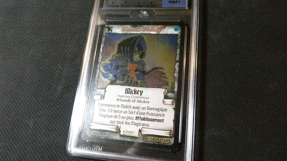 Miniature : 'Wizards of Mickey: Mickey Foil Promo 213/211' MTG Grade 8