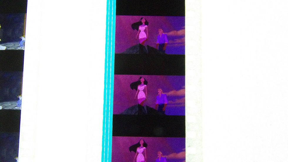 Miniature : Morceaux de Pellicules de film cinéma 35mm, 5 Strips (lot3)