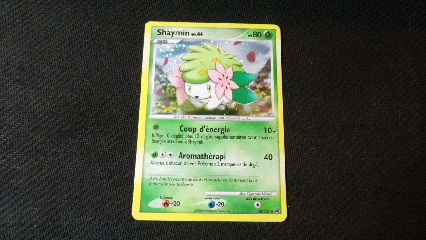 Shaymin Holo 38/127 , série Platine de Base