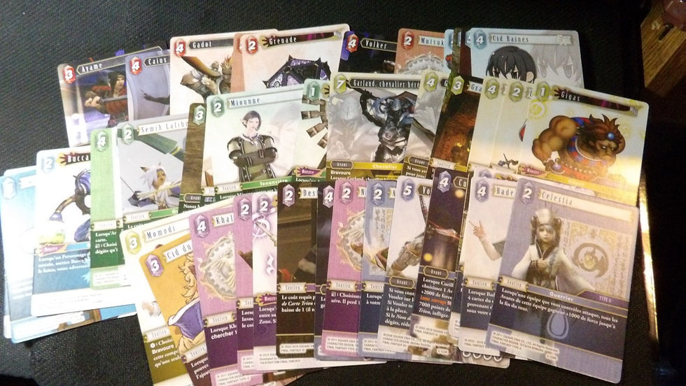 Carte R 'Peu Communs' 'Final Fantasy: Opus V' édition Hobby Japan 2018 à l'unité